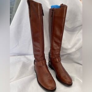 Tory Burch black 32158711 Derby riding tall boots size 8.5